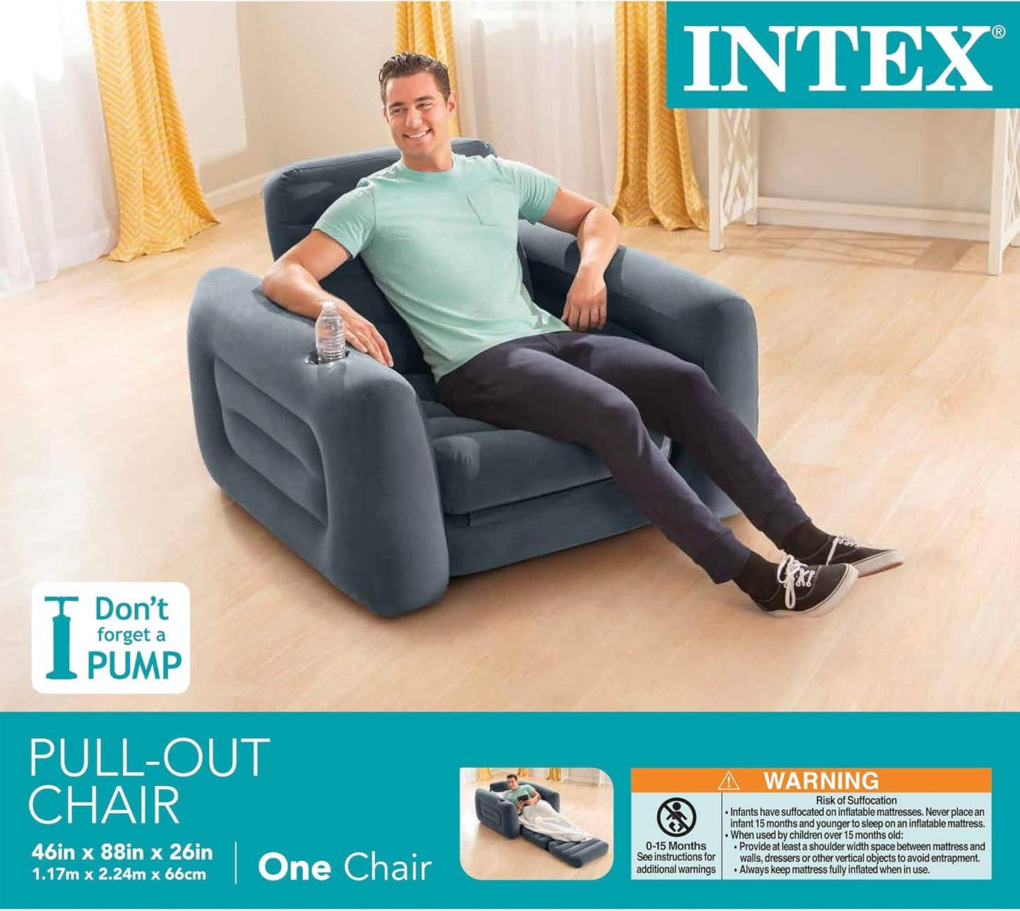 Inflatable Pull-Out Sofa Chair